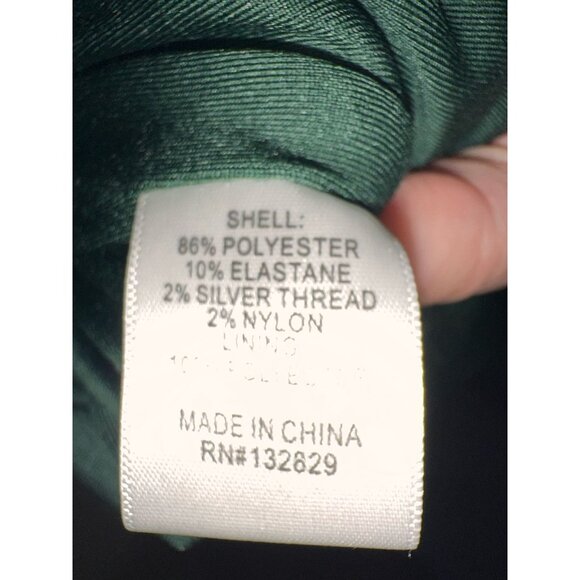 Lovers + Friends X Revolve NEW Hart Velvet V-Neck Jumpsuit Emerald Green Size S - Picture 9 of 10